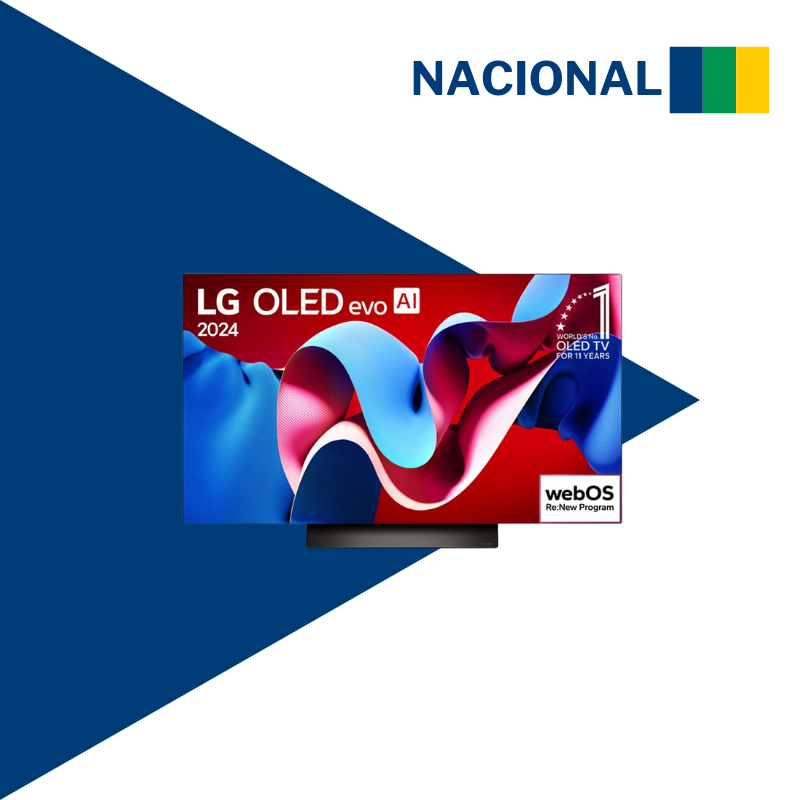 Smart TV LG OLED evo AI C4 4K 55 polegadas 2024