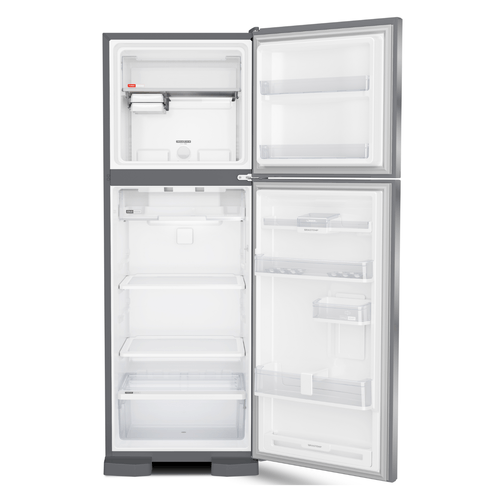 Geladeira Brastemp Frost Free Duplex 375 litros cor Inox com Espaço Adapt - BRM45JK