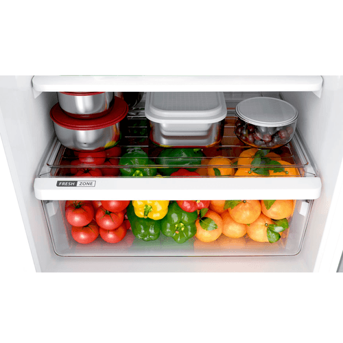 Geladeira Brastemp Frost Free Duplex 375 litros cor Inox com Espaço Adapt - BRM45JK