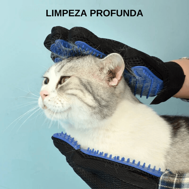 Luvas de Silicone para Tosa e Banho de Animais