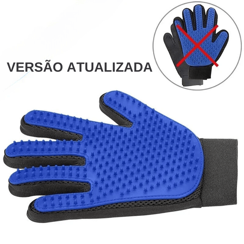 Luvas de Silicone para Tosa e Banho de Animais